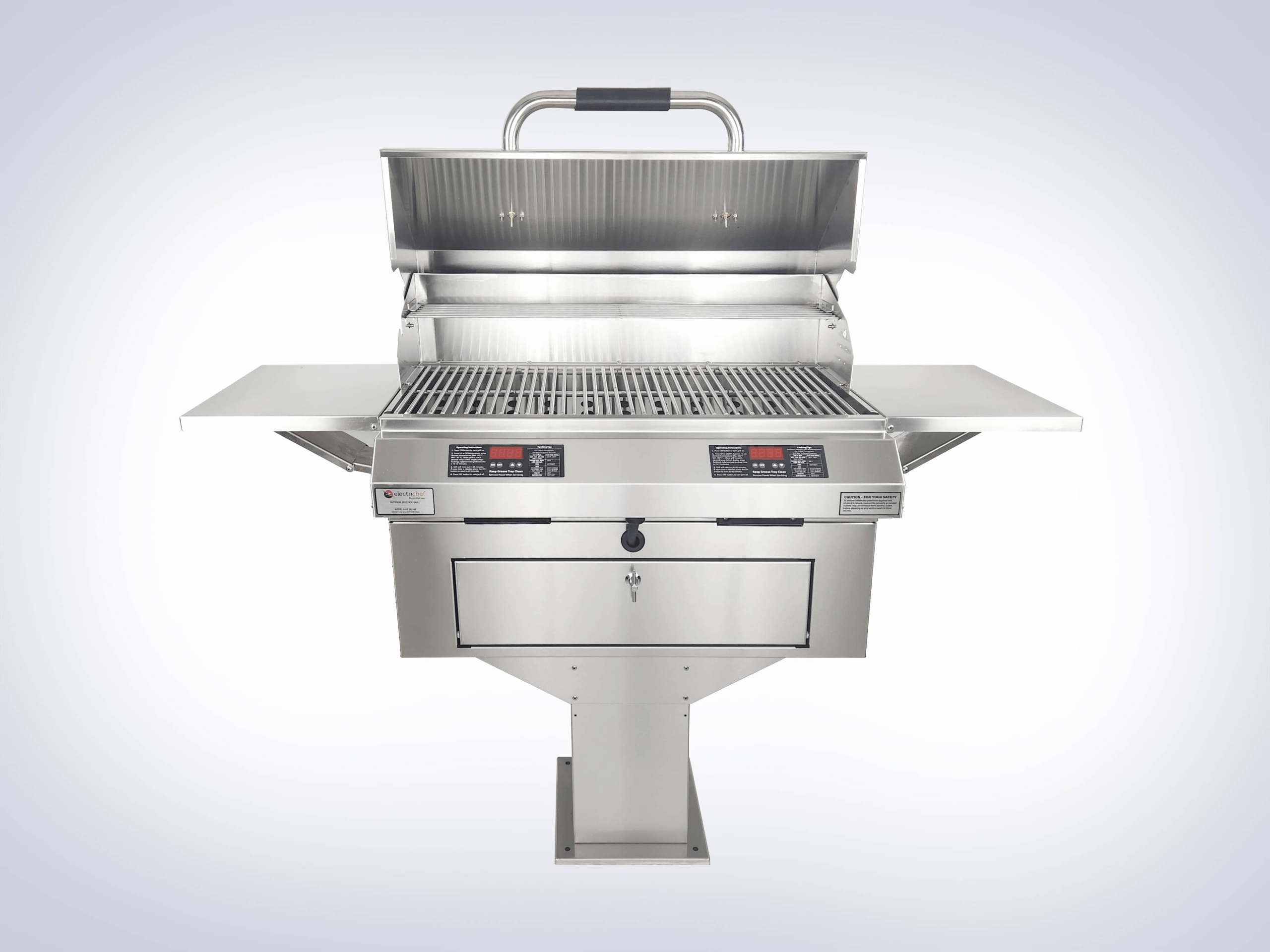 ElectriChef Ruby 32" Dual Pedestal-Base Electric Grill