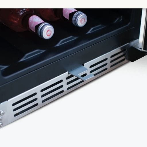 Wine Cooler/Refrigerator w/15" Glass Window Front